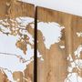 Other wall decoration - Wooden Maps - Maps made from wood - MISS WOOD