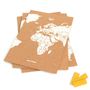 Other wall decoration - Puzzle Map - Cork World map in pieces - MISS WOOD