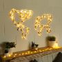 Other wall decoration - Led Map - Decorative World Wooden map with light - MISS WOOD