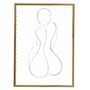 Affiches - Impression artistique Silhouette de sablier - METTEHANDBERG ART PRINTS