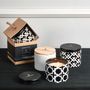 Candles - Ebba fragrance candle in vessel with wooden lid - LAMBERT