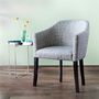 Small armchairs - Cento armchair upholstered oak solid - LAMBERT