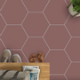 Cement tiles - Carodeco Uni Hexagon Cement Tile - ETOFFE.COM
