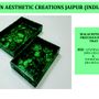 Trays - Malachite Semi-Precious Stone Trays  - VEN AESTHETIC CREATIONS