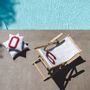 Deck chairs - Deckchair and stool - LES TOILES DU LARGE