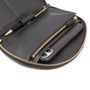 Pochettes - Pocket Maxi Black/Gold details - Portefeuille de voyage en cuir noir avec sangle amovible et details or - MLS-MARIELAURENCESTEVIGNY