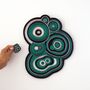 Other wall decoration - Giant Wall Embroidery - Slice of Malachite  - MACON & LESQUOY
