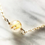 Jewelry - Rutile Quartz Link Bracelet Gold - GIVE ME HAPPINESS