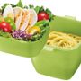 Children's mealtime - 4 POINT LOCK SALAD LUNCH BOX / COMBI BOX SET - THE SKATER CO.,LTD.