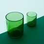 Glass - funew cup L green - KIMOTO GLASS TOKYO