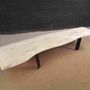 Office seating - driftwood bench - DECO-NATURE