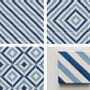 Decorative objects - Blue decor tile magnet - METROCS