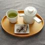 Tea and coffee accessories - Round AKITA L trays - TOMIOKA