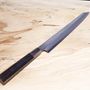 Kitchen utensils - VG10(Stainless) Knife Mirror finish Yanagi Kiritsuke Ebony handle with white buffalo horn collar ring 300mm - ITTOSAI KOTETSU
