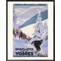 Poster - POSTER SPORT D'HIVER DANS LES VOSGES ROGER BRODERS AVAILABLE IN 40X50 CM - BILLPOSTERS