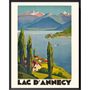 Poster - POSTER LAC D'ANNECY ROGER BRODERS AVAILABLE IN 2 FORMATS - BILLPOSTERS