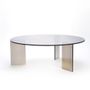 Tables basses - MONOLOG table ronde - GLASS VARIATIONS