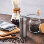 Accessoires thé et café - MOULIN À CAFÉ EN CÉRAMIQUE INOX (TUCHIME) - MILLU