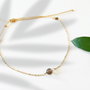 Bijoux - Bracelet lien Quartz Fumé - GIVE ME HAPPINESS