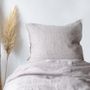 Bed linens - Ecorce Printed Washed Linen Duvet Cover 260 x 240 cm - CONSTELLE HOME