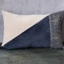 Fabric cushions - Velvet Cushion Cover - Colorblock - 40x60 cm - CONSTELLE HOME