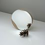 Mirrors - Table mirror  PUDDLE | oak wood or black - NAMUOS