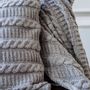 Objets de décoration - Couverture en laine mérinos modèle "Pyne" - LINOO