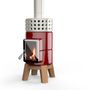 Kitchens furniture - ROUND STACK WOOD 1st size - wood burning stove - LA CASTELLAMONTE