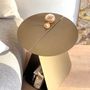 Coffee tables - Round symmetrical side table YOUMY - Anodic bronze - MADEMOISELLE JO
