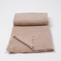 Homewear - Soft Felted Cashmere Blankets Beig/Brown - MIRROR IN THE SKY