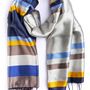 Scarves - Cap Bleu - Fine Silk Scarf - N S I J A