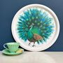 Trays - Peacock - Tray - Tablemats - Coasters - Placemats - JAMIDA OF SWEDEN