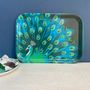 Trays - Peacock - Tray - Tablemats - Coasters - Placemats - JAMIDA OF SWEDEN