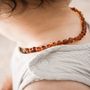 Jewelry - Amber baby necklace - Cognac - IRRÉVERSIBLE