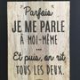 Objets de décoration - Panneaux en bois avec citations. - JOLY  S COLLECTION