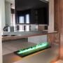 Chambres d'hôtels - 100 cm Cheminée à vapeur d'eau - Insert électrique 3D PRESTIGE AFIRE Cheminées  Décoration Design - AFIRE