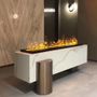 Hotel bedrooms - 100 cm Water Vapor Fireplace - AFIRE 3D Electric Insert PRESTIGE Design Decoration - AFIRE