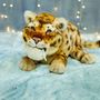 Soft toy - Sabre tooth tiger, window display - KATERINA MAKOGON