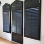 Objets de décoration - JASNO SHUTTERS - volet intérieur à persiennes orientables en applique sur les ouvrants de fenêtre ou porte - JASNO