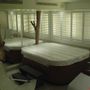 Curtains and window coverings - JASNO SHUTTERS - indoor shutter with adjustable blinds for spa and indoor pool - JASNO