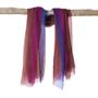 Scarves - Gran Souffle Tibetan Dip Dye - MIRROR IN THE SKY