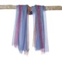 Scarves - Gran Souffle Tibetan Dip Dye - MIRROR IN THE SKY