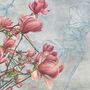 Papiers peints - Tapisserie luxe design Magnolia in bloom - LA MAISON MURAEM