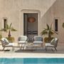 Lawn armchairs - Outdoor lounge chair, comfy one seater Radoc - MANUTTI
