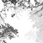 Objets de décoration - Papier peint arbre gris et blanc haut de gamme Ramos - LA MAISON MURAEM
