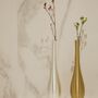 Vases - Sorori brass flower vase Silver S - NOUSAKU