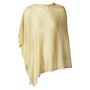 Scarves - LIGHTWEIGHT CASHMERE SQUARE PONCHO PLAIN - MIRROR IN THE SKY