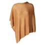 Scarves - LIGHTWEIGHT CASHMERE SQUARE PONCHO PLAIN - MIRROR IN THE SKY