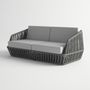 Lawn sofas   - LITUS / Sofa 2-seater - 10DEKA OUTDOOR FURNITURE