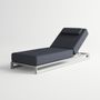 Chairs for hospitalities & contracts - NUBES / Single Sunlounger - 10DEKA OUTDOOR FURNITURE